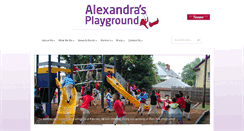 Desktop Screenshot of alexandrasplayground.org
