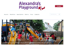 Tablet Screenshot of alexandrasplayground.org